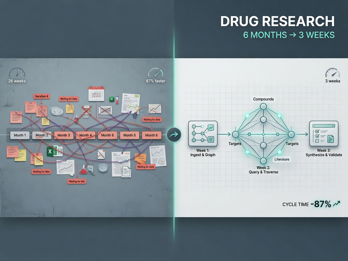 main thumbnail for AWS GraphRAG Deployment Cuts Drug Research Cycles by 87% — Here's How It Works