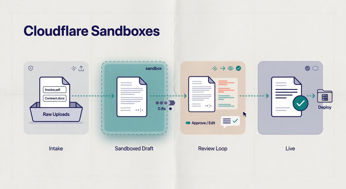 inside paper visual for Simplifying Containers with Cloudflare Sandboxes: Turning the Idea Into a Useful Workflow: Turning the Idea Into a Useful Workflow